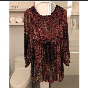 Free People: Mirror Mirror Velvet Mini Dress